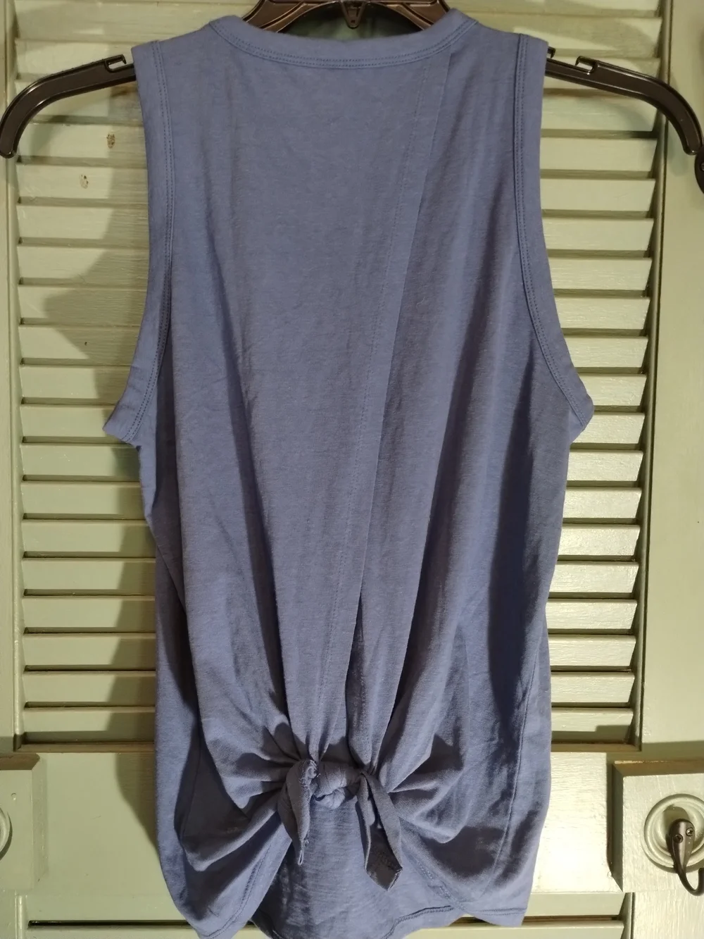 J. Crew Blue Crewneck Tank Top